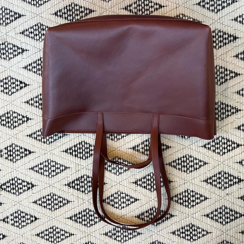 Madewell Brown Leather Tote - Picture 3 of 11